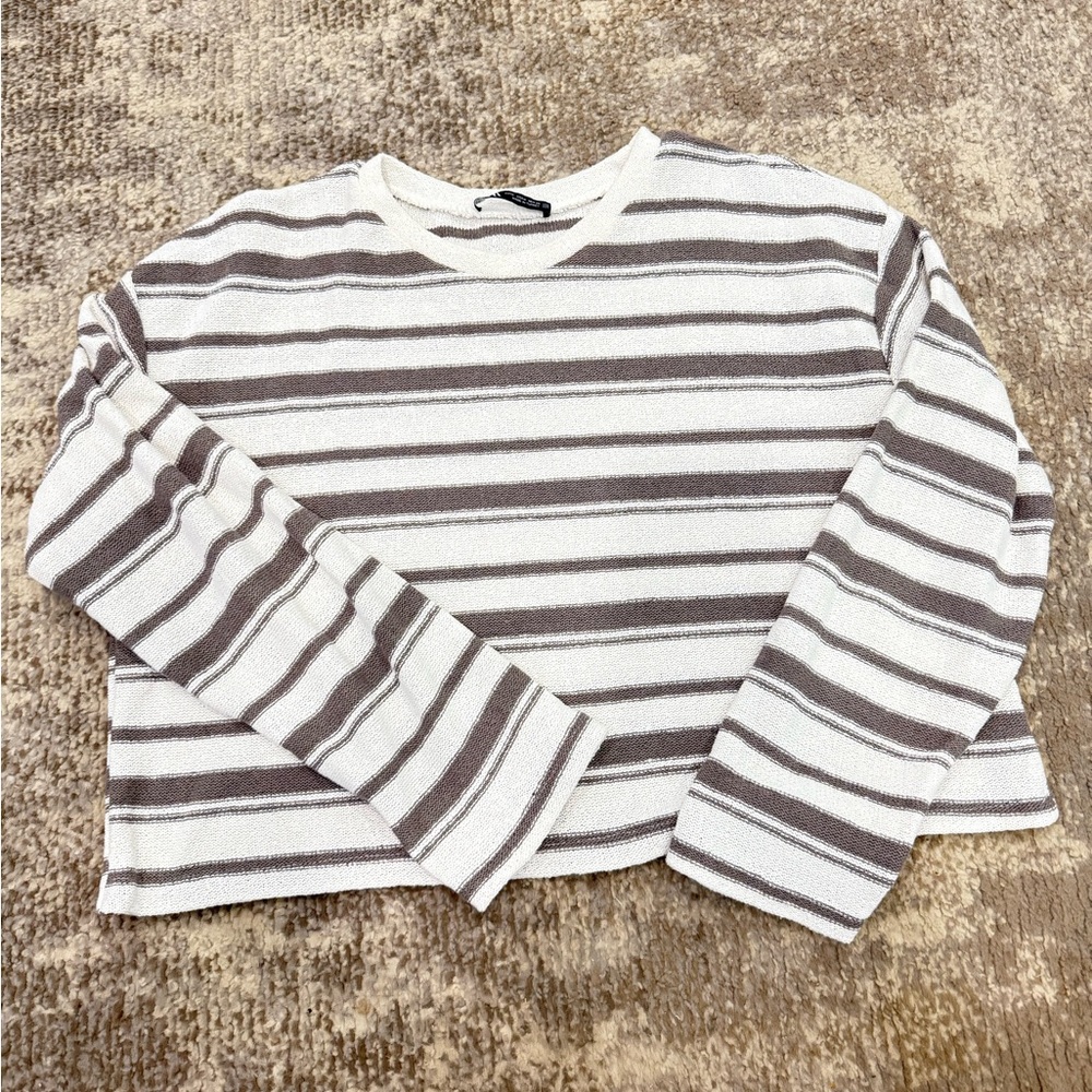Zara Striped Knit Top